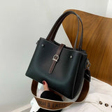Women Large-capacity Double Compartment Handbag Female Casual Shoulder Bag