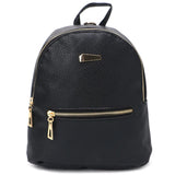 Mini Leather Backpack Handbag School Shoulder Bag