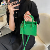 Women Leather Mini Shoulder Messenger Bag Retro Crossbody Bag