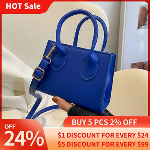Women Leather Mini Shoulder Messenger Bag Top-handle Handbag Tote Phone Holder