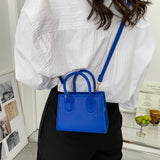 Women Leather Mini Shoulder Messenger Bag Top-handle Handbag Tote Phone Holder