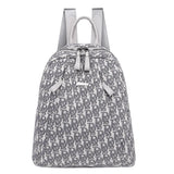 Women Letter Backpack Oxford Canvas Bag Casual Ladies Travel Small Bag