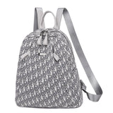 Women Letter Backpack Oxford Canvas Bag Casual Ladies Travel Small Bag