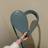 Vintage Heart Shape Shoulder Messenger Bag Crossbody PU Leather