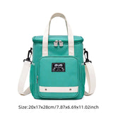 Women Lunch Bag Handbag Large Capacity Waterproof Bring Meal Cooler Pouch
