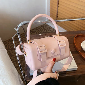 Women Mini Pu Leather Handbags Tote Shoulder Bag Winter