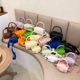 Women Mini Pu Leather Handbags Tote Shoulder Bag Winter