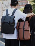 Women Man Business Backpack Waterproof A4 Book Bag Female Schoolbag