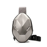 Women Men Waist Pack Sling Backpack Hard Shell Chest Cycling Bag