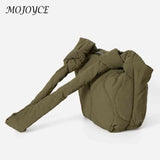 Women Messenger Bag Autumn Winter Female Down Bag Solid Large Capacity