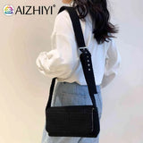 Women Messenger Bag Casual Flip Commute Bag Adjustable Strap Soft Cloth