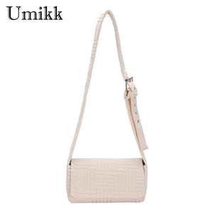 Women Messenger Bag Casual Underarm Bag Adjustable Strap Soft Cloth