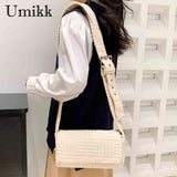 Women Messenger Bag Casual Underarm Bag Adjustable Strap Soft Cloth