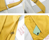 Casual Canvas Messenger Bag for Women