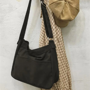 Casual Canvas Messenger Bag for Women