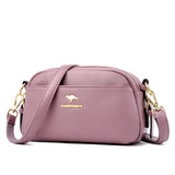 Soft Leather Women Messenger Bag Shoulder Crossbody Mother Bags