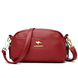 Soft Leather Women Messenger Bag Shoulder Crossbody Mother Bags