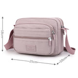 Waterproof Nylon Messenger Bag Crossbody Handbag Travel Purse