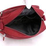 Waterproof Nylon Messenger Bag Crossbody Handbag Travel Purse