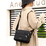 Waterproof Nylon Messenger Bag Crossbody Handbag Travel Purse