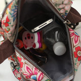Flower Printing Messenger Bag Women Casual Shoulder Bag