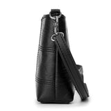 Vintage PU Leather Messenger Bag for Women Girls Shoulder Pouch Small Bag