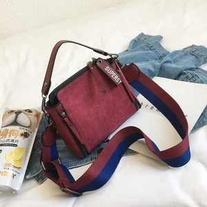 Women Messenger Bag Vintage Crossbody Handbag