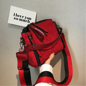 Women Messenger Bag Vintage Crossbody Handbag