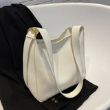 Women Messenger Pack Adjustable Straps Shoulder Bags Solid Tote Lichee Pattern P