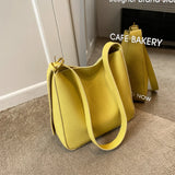 Women Messenger Pack Adjustable Straps Shoulder Bags Solid Tote Lichee Pattern P