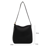Women Messenger Pack Adjustable Straps Shoulder Bags Solid Tote Lichee Pattern P