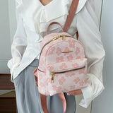 Flower Print Mini Backpack for Girls