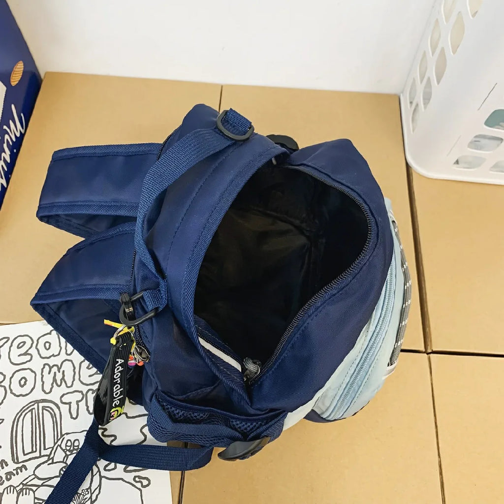 Corduroy Mini Backpack for Women Small Bookbag