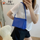 Women Soft PU Leather Shoulder Bag Solid Street Travel Zipper Handbags