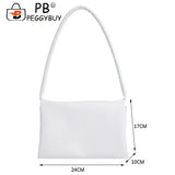 Women Soft PU Leather Shoulder Bag Solid Street Travel Zipper Handbags