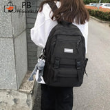 Women Nylon Backpack Portable Travel Waterproof Schoolbag