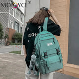 Women Nylon Backpack Portable Travel Waterproof Teenager Schoolbag