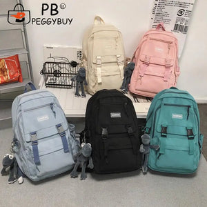 Women Nylon Backpack Portable Travel Waterproof Schoolbag