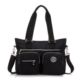 Women Nylon Shoulder Bag Casual Messenger Cross body Travel Tote Top-handle