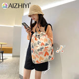 Cartoon Graffiti Printing Backpack Large Capacity Rucksack