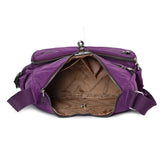 Waterproof Nylon Shoulder Bag Messenger Crossbody Top-handle Satchel Tote