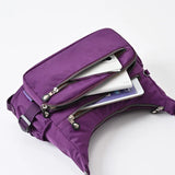 Waterproof Nylon Shoulder Bag Messenger Crossbody Top-handle Satchel Tote