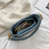 Women Oil Painting Printed Shoulder Underarm Bag Casual Ladies Small