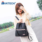 Women Oxford Cloth Backpack Shoulder Bag Anti-theft Handbag