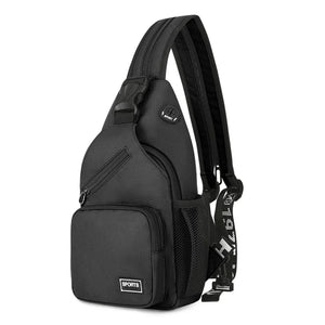 Women Oxford Shoulder Bag Large Capacity Waterproof Chest Bag