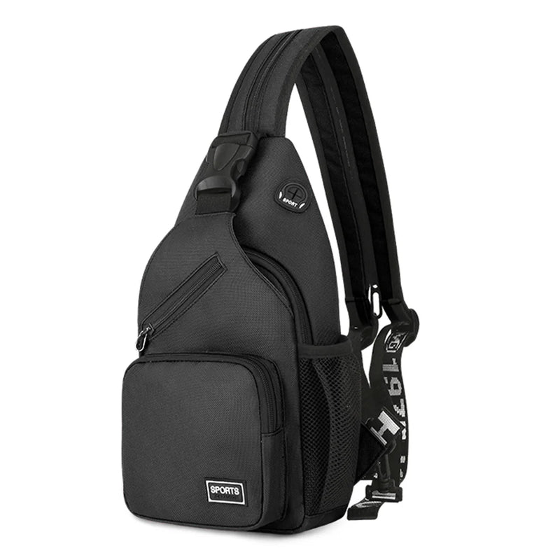 Women Oxford Shoulder Bag Large Capacity Waterproof Chest Bag