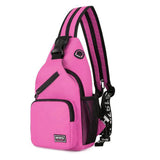 Women Oxford Cloth Crossbody Chest Bag Large Backpack