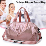 Women Oxford Travel Bag Large Capacity Shoulder Bag Independent Shoes Luggage