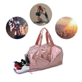 Women Oxford Travel Bag Large Capacity Shoulder Bag Independent Shoes Luggage