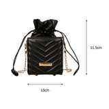 Vintage Small Shoulder Bag Solid Cube Crossbody